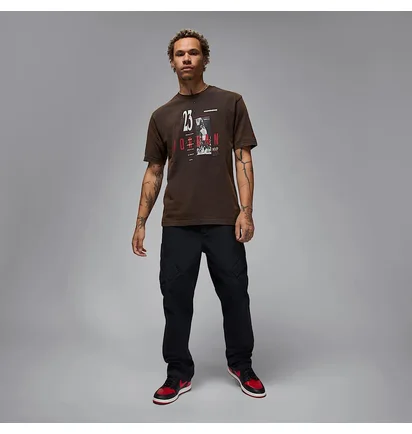 Футболка чоловіча Air Jordan M J Reissue Gx Ss Crew Brown HJ2356-010
