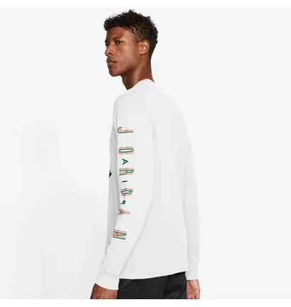 Лонгслив мужской Air Jordan Sport Dna Long-Sleeve Crew White Cn3502-101