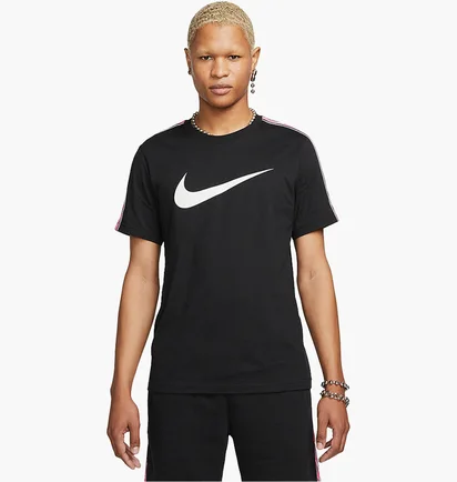 Футболка мужская Nike Sportswear Repeat T-Shirt Black DX2032-013