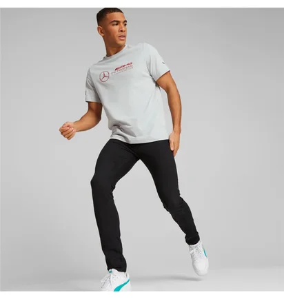 Футболка чоловіча Puma Mercedes-Amg Petronas Motorsport Logo Tee White 538482-02