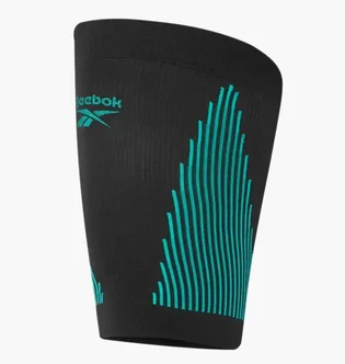 Фіксатор стегна Reebok Knitted Compression Thigh Sleeve S Black/Turquoise RRSL-15533