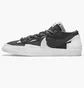 Кроссовки мужские Nike Blazer Low Sacai Grey/White Dd1877-002