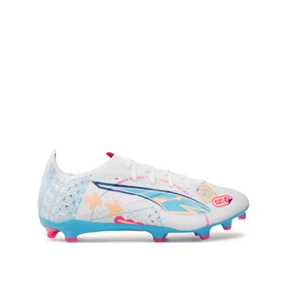 Бутси унісекс Puma Ultra 5 Match Fg/Ag Volume Up F01 White 108064-01