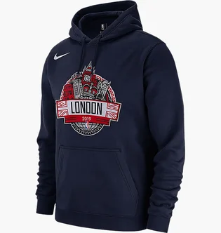 Худи мужское Nike Nba Global Games Washington Wizards Blue CD6430-419