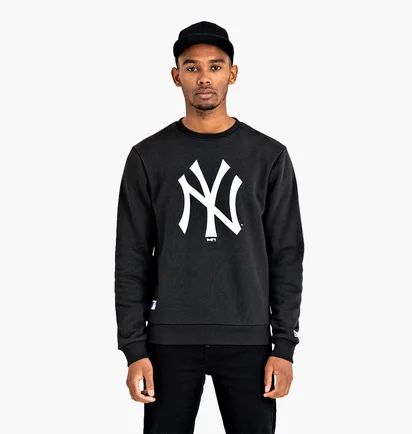 Свитшот мужской NEW ERA Mlb Nyy Blk New York Yankees Blk Black 11863705