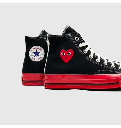 Кеды мужские Comme des Garcons Chuck Taylor All-Star 70 Hi Black A01793C