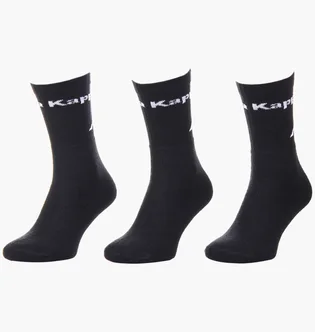 Шкарпетки унісекс Kappa Logo Saboya Black (3 пари) 304MT00-901