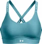Топ женский Under Armour Infinity Mid Covered Sports Bra Light Blue 1363353-433