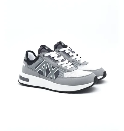 Кроссовки мужские Armani Exchange Basket Grey XUX090-XV276-K671