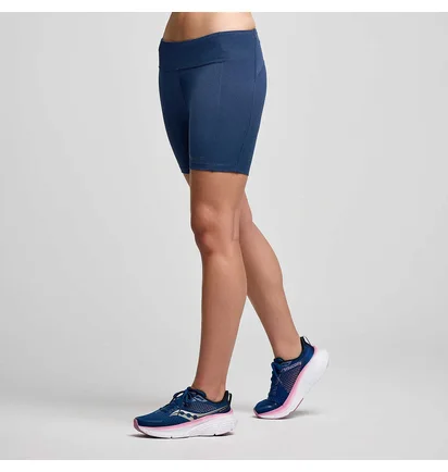 Шорты женские Saucony Fortify 6 Short Blue SAW800451-NVH