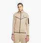 Толстовка чоловіча Nike Nsw Tech Fleece Full-Zip Hoodie Beige CU4489-247