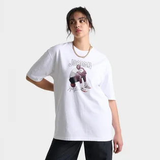 Футболка жіноча Air Jordan Short-Sleeve Oversized Graphic T-Shirt White FN5703-100