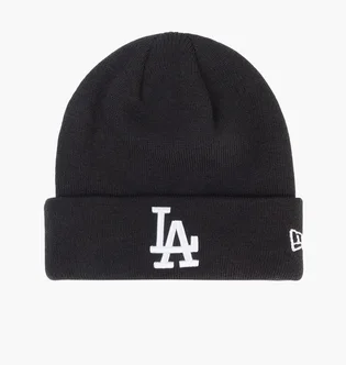 Шапка унісекс NEW ERA Mlb Cuff Knit La Dodgers Black 12122730