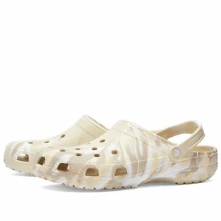 Тапочки мужские Crocs Classic Marbled Clog Beige 206867-2Y3