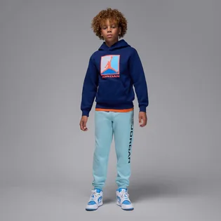 Штаны детские Air Jordan Jdb Mj Ess Flc Baseline Light Blue 95F084-U5V