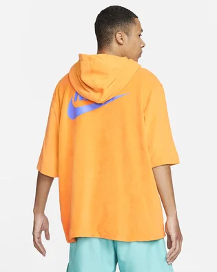 Толстовка мужская Nike M Nsw Hbr-S Ss Top Orange Dm5062-886