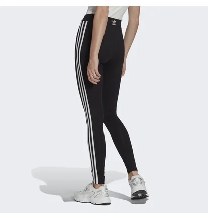 Леггинсы женские Adidas Adicolor Classics 3-Stripes Leggings Black Ib7383