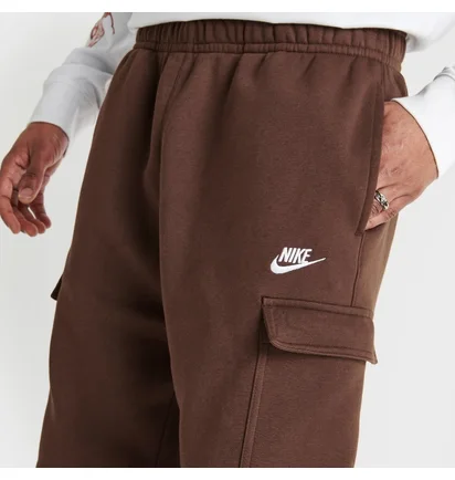 Штани чоловічі Nike Sportswear Club Fleece Cargo Jogger Pants Brown Cd3129-259