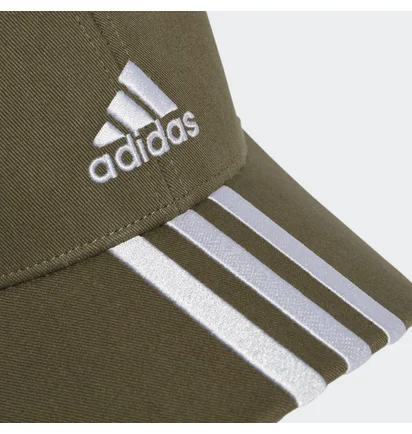 Кепка унісекс Adidas 3-Stripes Cotton Twill Baseball Performance Olive II3511