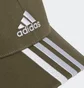 Кепка унісекс Adidas 3-Stripes Cotton Twill Baseball Performance Olive II3511