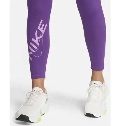 Легінси жіночі Nike Pro Mid-Rise 7/8 Graphic Leggings Violet FB5488-599