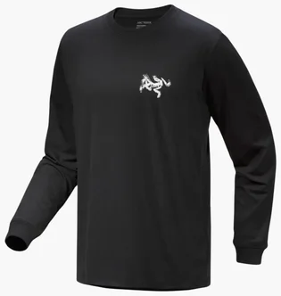Лонгслів чоловічий Arc'teryx Kragg Sl Black X00000953702