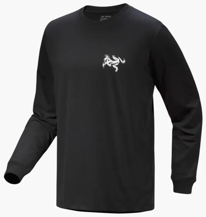 Лонгслів чоловічий Arc'teryx Kragg Sl Black X00000953702