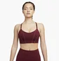 Топ женский Nike Womens Light-Support Padded Metallic Tape Sports Bra Bordo Dd1407-638