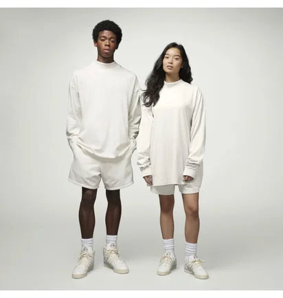 Лонгслив унисекс Adidas Basketball Long Sleeve Tee White Ia3424