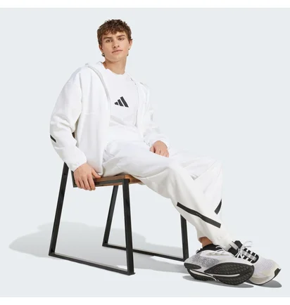 Толстовка мужская Adidas Z.N.E. Full-Zip Hooded Track Jacket White JF2443