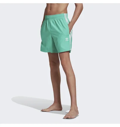 Шорты мужские Adidas Adicolor Classics 3-Stripes Swim Shorts Turquoise Hf2119