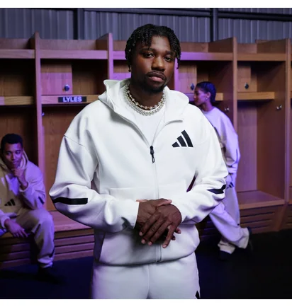 Толстовка мужская Adidas Z.N.E. Full-Zip Hooded Track Jacket White JF2443