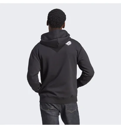 Худі чоловіче Adidas Scribble Fleece Black HY1287