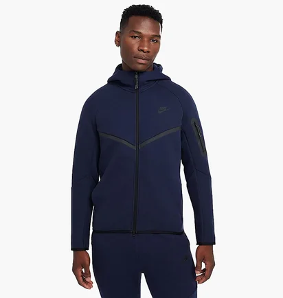 Толстовка чоловіча Nike Tech Fleece Blue HV0949-451