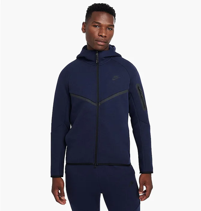 Толстовка чоловіча Nike Tech Fleece Blue HV0949-451