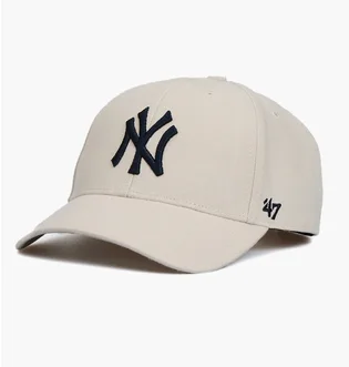 Кепка унисекс 47 Brand Ny Yankees Bone Wool Beige B-Mvp17Wbv-Bn