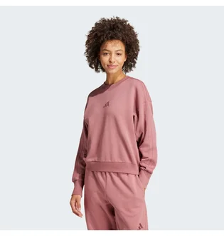 Свитшот женский Adidas All Szn French Terry 3-Stripes Loose Sweatshirt Bordo IY6854