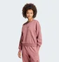 Свитшот женский Adidas All Szn French Terry 3-Stripes Loose Sweatshirt Bordo IY6854