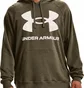 Худи мужское Under Armour Hooded Sweatshirt Ua Rival Fleece Big Logo Hd-Grn Olive 1357093-361