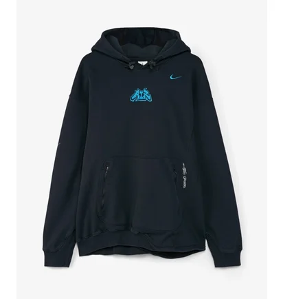 Худи мужское Nike Fleece Hoodie X Off-White Black DN1759-010