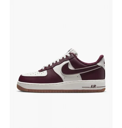 Кросівки чоловічі Nike Air Force 1 07 Lv8 Se Varsity Casual Shoes Bordo/White Dq7659-102