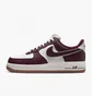 Кросівки чоловічі Nike Air Force 1 07 Lv8 Se Varsity Casual Shoes Bordo/White Dq7659-102