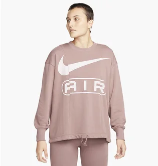 Свитшот женский Nike W Nsw Air Oos Flc Crew Pink FN1897-208