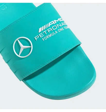 Тапочки унисекс Adidas Mercedes - Amg Petronas Formula One Team Adilette Comfort Turquoise JR1071