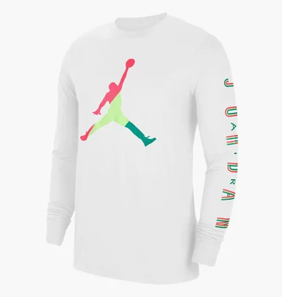 Лонгслив мужской Air Jordan Sport Dna Long-Sleeve Crew White Cn3502-101