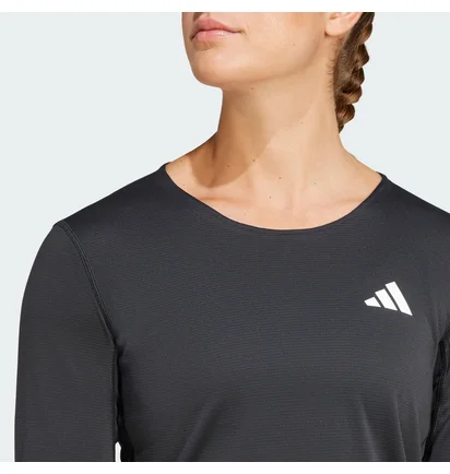 Лонгслив женский Adidas Adizero Running Black JD3614