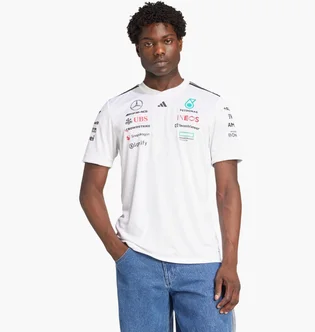 Футболка чоловіча Adidas Mercedes - Amg Petronas Formula One Team Driver White JX5798