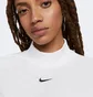 Футболка женская Nike Nsw Essntl Rib Mock Ss Top White DV7958-100