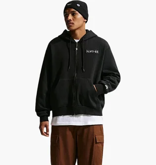 Толстовка мужская Nike Sb Fleece Full-Zip Skate Black IF0657-010