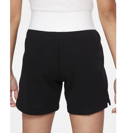 Шорты детские Nike Big Kids (Girls) French Terry Shorts Black Dm8218-010